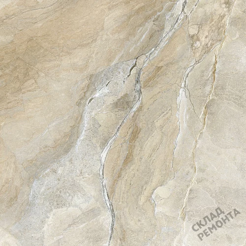 Фото Керамогранит лаппатированный Alma Ceramica Вулкано GFU6060VLC04L бежевый 600*600*9 – купить в Красноярске: цена, описание, фото. Интернет-магазин 3