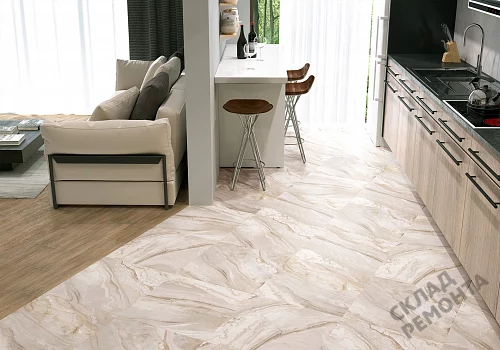 Фото Керамогранит лаппатированный Alma Ceramica Мэджик GFU04MGC47L серый 600*600*9 – купить в Красноярске: цена, описание, фото. Интернет-магазин 2