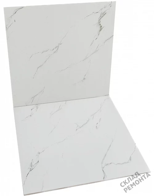 Фото Керамогранит матовый Diamond Ceramics Z66D01 белый 600*600*9,5 – купить в Красноярске: цена, описание, фото. Интернет-магазин 3