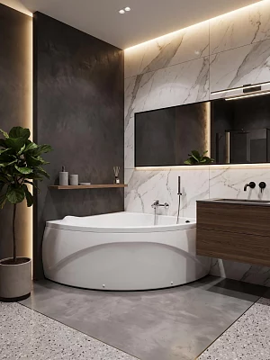 Ванна акриловая Aquanet Fregate 120*120 