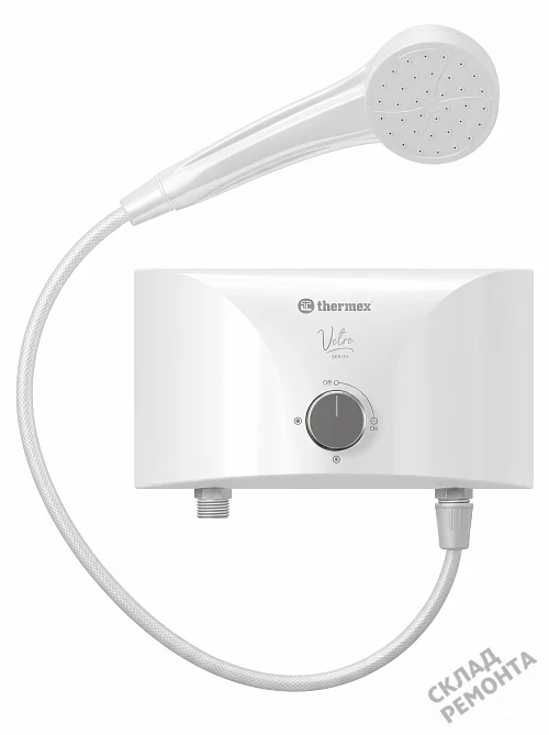 Фото Водонагреватель проточный Thermex Vetro 5500 shower – купить в Красноярске: цена, описание, фото. Интернет-магазин 2