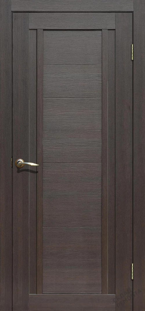 Фото Дверь FlyDoors Ла Стелла 204 дуб мокко, экошпон, без стекла – купить в Красноярске: цена, описание, фото. Интернет-магазин. 1