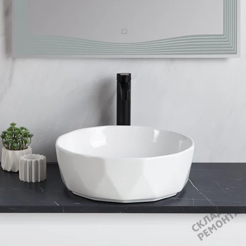 Фото Раковина накладная BelBagno BB1409 41 см купить в Красноярске: цена, описание, фото. Интернет-магазин 6