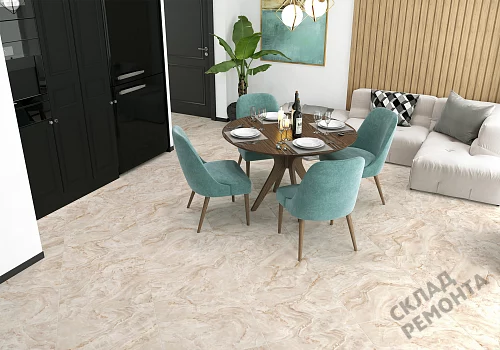 Фото Керамогранит лаппатированный Alma Ceramica Невада GFU04NVD40L бежевый 600*600*9 – купить в Красноярске: цена, описание, фото. Интернет-магазин 2