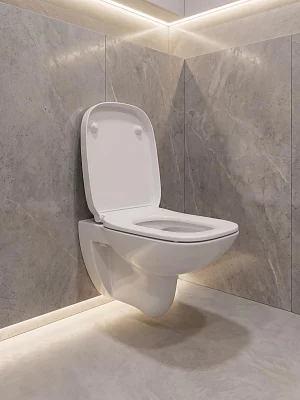 Унитаз с инсталляцией комплект без кнопки Roca Set 1.4 (Duplo One 890070020+34699L00Y) безободковый