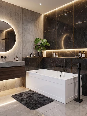Ванна акриловая Aquanet West 160*70 