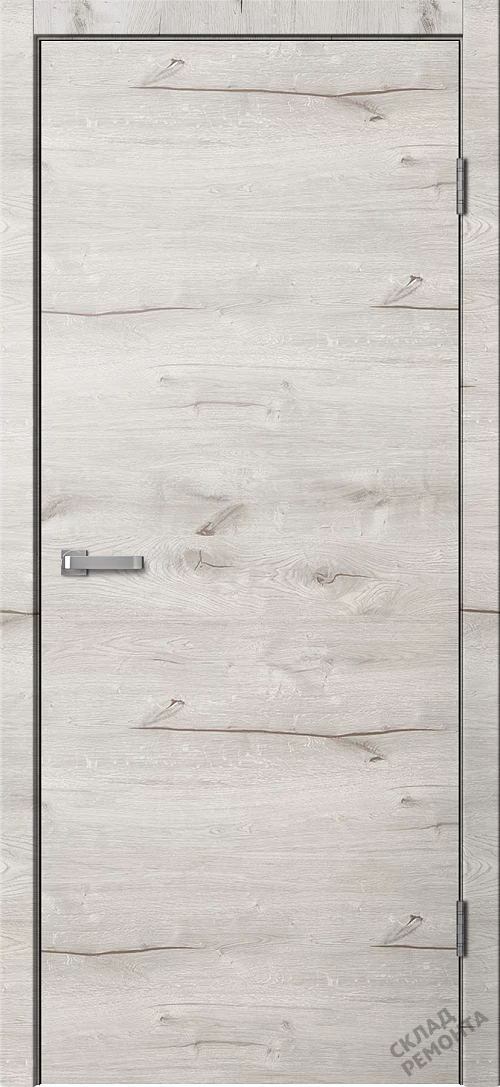 Фото Дверь FlyDoors Лофт LF01 (полотно 700 мм) дуб арктик, ПВХ, без стекла – купить в Красноярске: цена, описание, фото. Интернет-магазин. 1