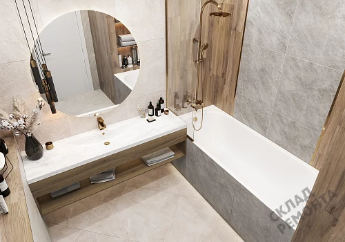 Фото Керамогранит матовый Alma Ceramica Риалто GFU04RLT04R бежевый 600*600*9 – купить в Красноярске: цена, описание, фото. Интернет-магазин 3