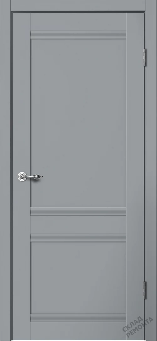 Фото Дверь FlyDoors Классик С01 серый, эмалит, без стекла – купить в Красноярске: цена, описание, фото. Интернет-магазин. 1