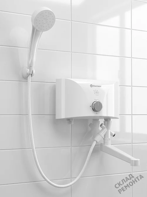 Фото Водонагреватель проточный Thermex Vetro 5500 combi – купить в Красноярске: цена, описание, фото. Интернет-магазин 1
