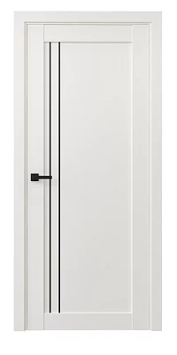 Дверь AxelDoors Graсe molding 2 (черный молдинг) альвенто, ПВХ, без стекла