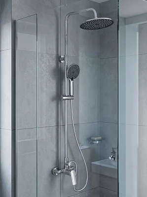 Душевая система BelBagno Marino MARINO-DOCM-CRM хром