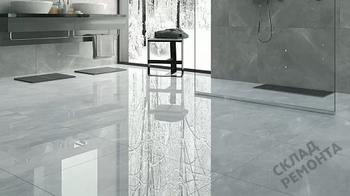 Фото Керамогранит матовый Steppe Ceramics Pulpis Grey серый 600*1200*10 – купить в Красноярске: цена, описание, фото. Интернет-магазин 4