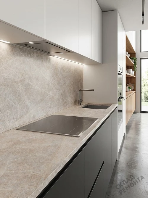 Фото Столешница КЕДР Розовый кварц 38 мм – купить в Красноярске: цена, описание, фото. Интернет-магазин 1
