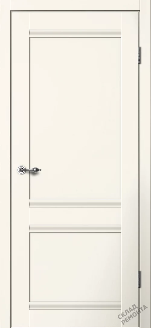 Фото Дверь FlyDoors Классик С01 ваниль, эмалит, без стекла – купить в Красноярске: цена, описание, фото. Интернет-магазин. 1