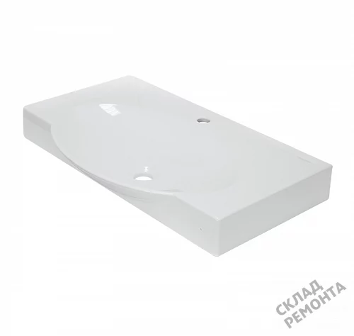 Фото Раковина подвесная Sanita Luxe Infinity INF76SLWB01KR на кронштейнах, 76 см купить в Красноярске: цена, описание, фото. Интернет-магазин 1