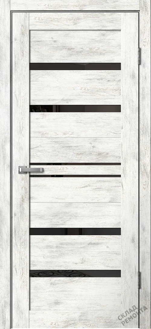 Фото Дверь FlyDoors Барн B01 ель альпийская, ПВХ, черное стекло – купить в Красноярске: цена, описание, фото. Интернет-магазин. 1