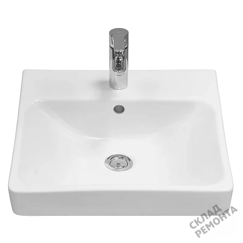 Фото Раковина на тумбу Акватон Адриана 45 1WH501630, 45 см купить в Красноярске: цена, описание, фото. Интернет-магазин 2