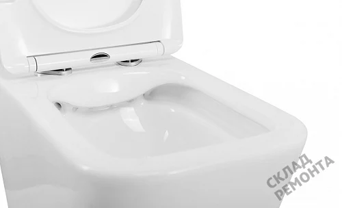 Фото Унитаз подвесной BelBagno Due 2.0 BB7107CHR/SC безободковый купить в Красноярске: цена, описание, фото. Интернет-магазин 5