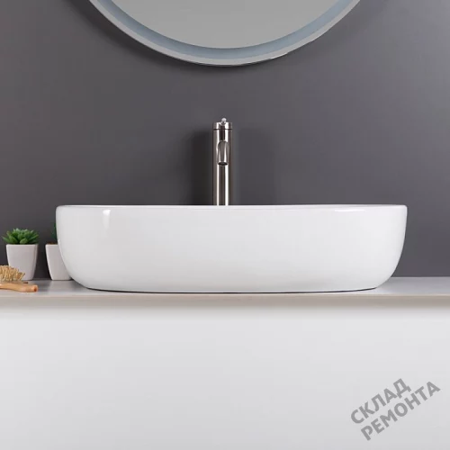 Фото Раковина накладная BelBagno BB1084 60 см купить в Красноярске: цена, описание, фото. Интернет-магазин 3