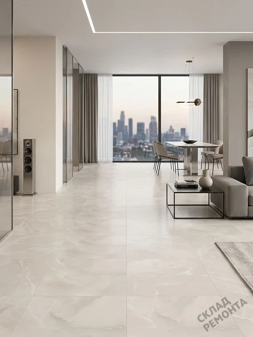 Фото Керамогранит матовый Gracia Ceramica Милки бежевый 400*400*7 – купить в Красноярске: цена, описание, фото. Интернет-магазин 1
