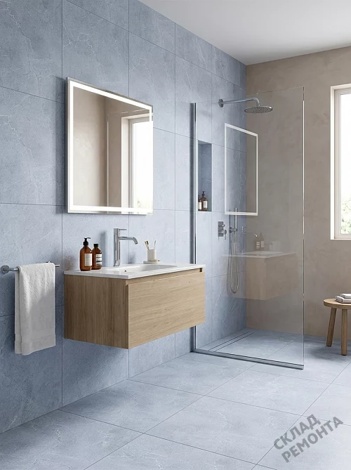 Фото Керамогранит матовый Diamond Ceramics 66N01 светло-серый 600*600*9,5 – купить в Красноярске: цена, описание, фото. Интернет-магазин 1