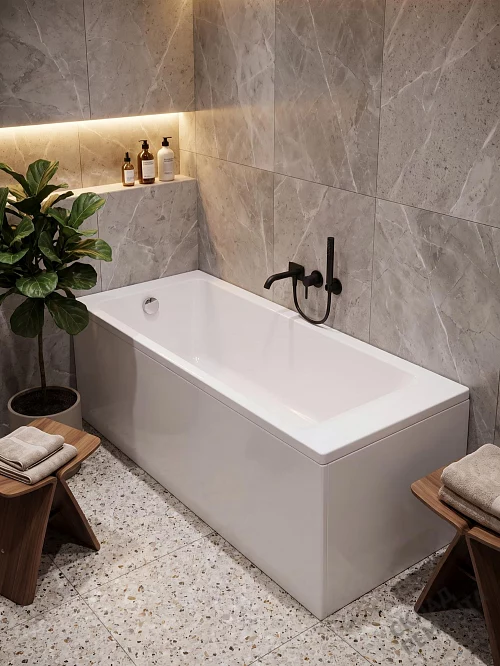 Фото Ванна акриловая Roca Easy ZRU9302904 без гидромассажа 150*70  купить в Красноярске: цена, описание, фото. Интернет-магазин 1