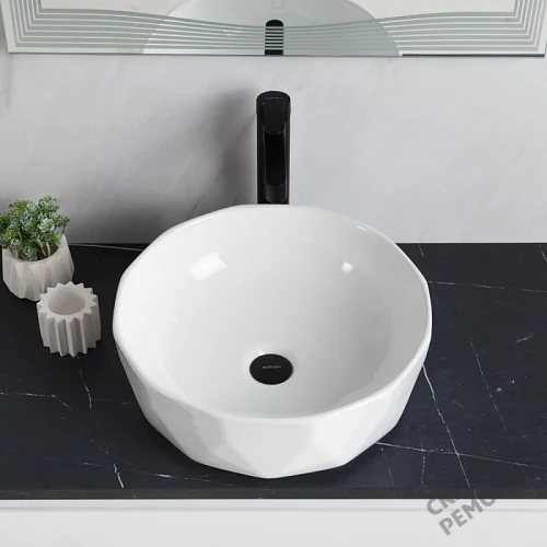 Фото Раковина накладная BelBagno BB1409 41 см купить в Красноярске: цена, описание, фото. Интернет-магазин 5