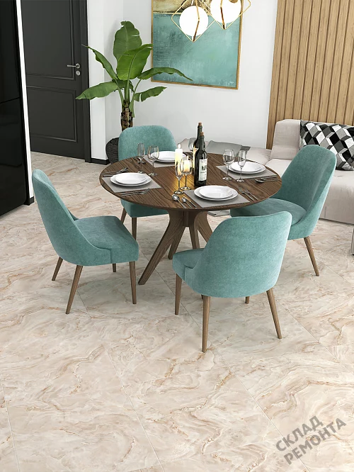 Фото Керамогранит лаппатированный Alma Ceramica Невада GFU04NVD40L бежевый 600*600*9 – купить в Красноярске: цена, описание, фото. Интернет-магазин 1