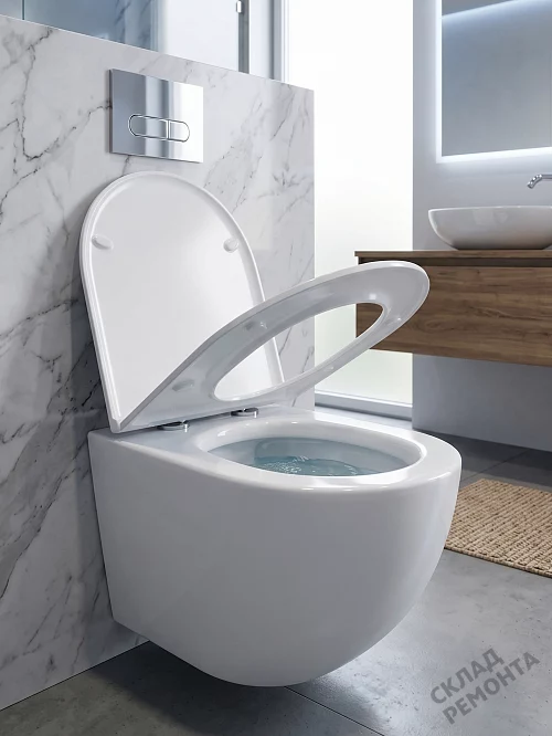 Фото Унитаз подвесной Calypso CS3215UQ-OK ультратихий смыв купить в Красноярске: цена, описание, фото. Интернет-магазин 1