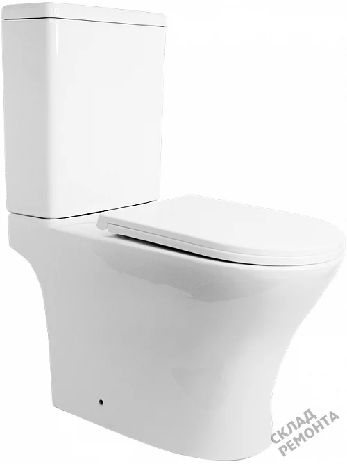Фото Унитаз компакт напольный Calypso CS4851UQ-TK(OK) безободковый купить в Красноярске: цена, описание, фото. Интернет-магазин 2