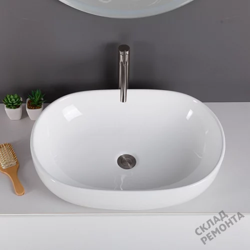 Фото Раковина накладная BelBagno BB1084 60 см купить в Красноярске: цена, описание, фото. Интернет-магазин 5