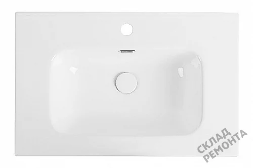 Фото Раковина на тумбу Aquanet Flat 70 (284027), 71 см купить в Красноярске: цена, описание, фото. Интернет-магазин 1