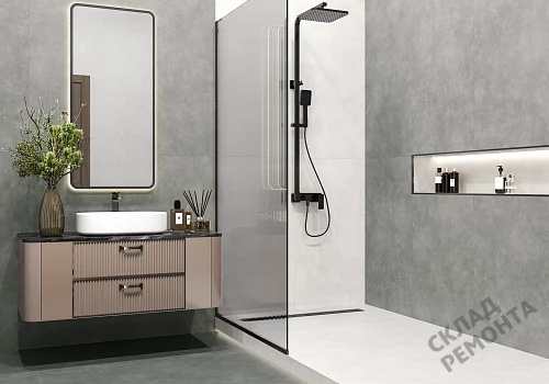Фото Керамогранит матовый Alma Ceramica Мурал GFU60120MUR70R серый 1200*600*8,5 – купить в Красноярске: цена, описание, фото. Интернет-магазин 4