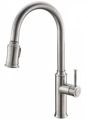 Смеситель для кухни BelBagno BB-LAM58-IN однорычажный сатин