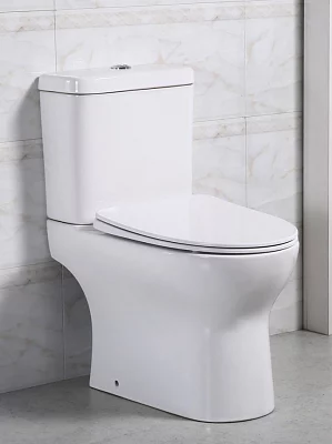 Унитаз компакт напольный BelBagno Steam BB130CPR/SC (без бачка и сиденья) безободковый