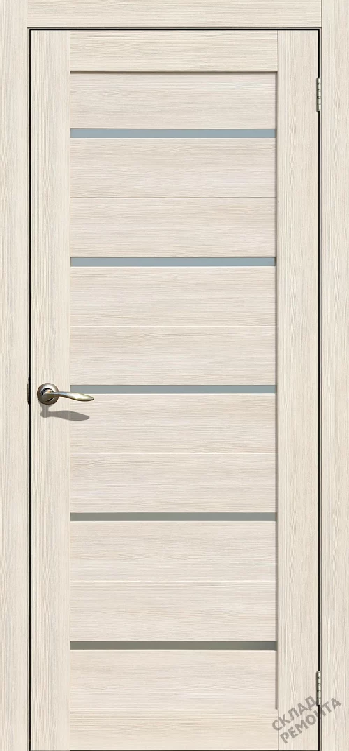 Фото Дверь FlyDoors Ла Стелла 206 ясень снежный, экошпон, матовое стекло – купить в Красноярске: цена, описание, фото. Интернет-магазин. 2