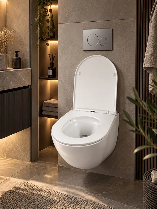 Фото Унитаз подвесной Calypso CS46UQ-OKS-M ультратихий смыв купить в Красноярске: цена, описание, фото. Интернет-магазин 1