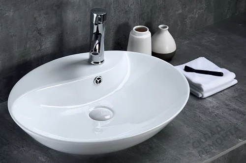 Фото Раковина накладная BelBagno BB1370 55.5 см купить в Красноярске: цена, описание, фото. Интернет-магазин 4