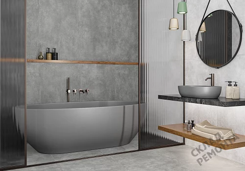 Фото Керамогранит матовый Alma Ceramica Тотем GFU60120TTM70R серый 1200*600*8,5 – купить в Красноярске: цена, описание, фото. Интернет-магазин 3