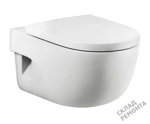 Фото Унитаз подвесной Roca Meridian Compact 346248000 купить в Красноярске: цена, описание, фото. Интернет-магазин 1