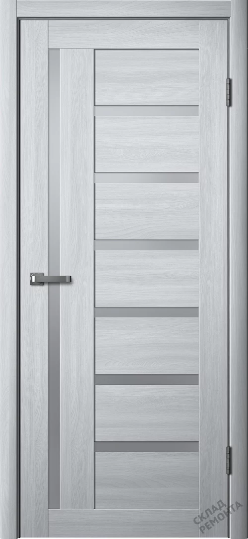 Фото Дверь FlyDoors Ла Стелла 217 ясень пепельный, экошпон, матовое стекло – купить в Красноярске: цена, описание, фото. Интернет-магазин. 1