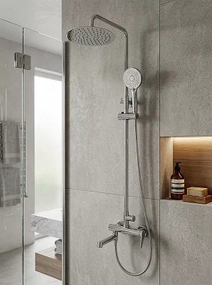 Душевая система BelBagno Unique UNIQUE-VSCM-CRM хром