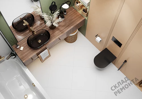 Фото Керамогранит матовый Alma Ceramica Твин GFU04WIN00R белый 600*600*9 – купить в Красноярске: цена, описание, фото. Интернет-магазин 2