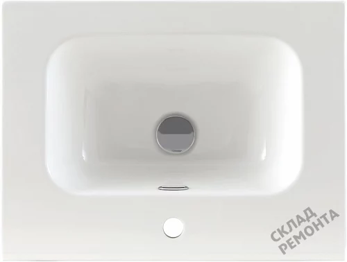 Фото Раковина на тумбу Aquanet Flat 60 (254363), 61 см купить в Красноярске: цена, описание, фото. Интернет-магазин 2