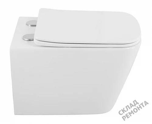 Фото Унитаз подвесной BelBagno Due 2.0 BB7107CHR/SC безободковый купить в Красноярске: цена, описание, фото. Интернет-магазин 3