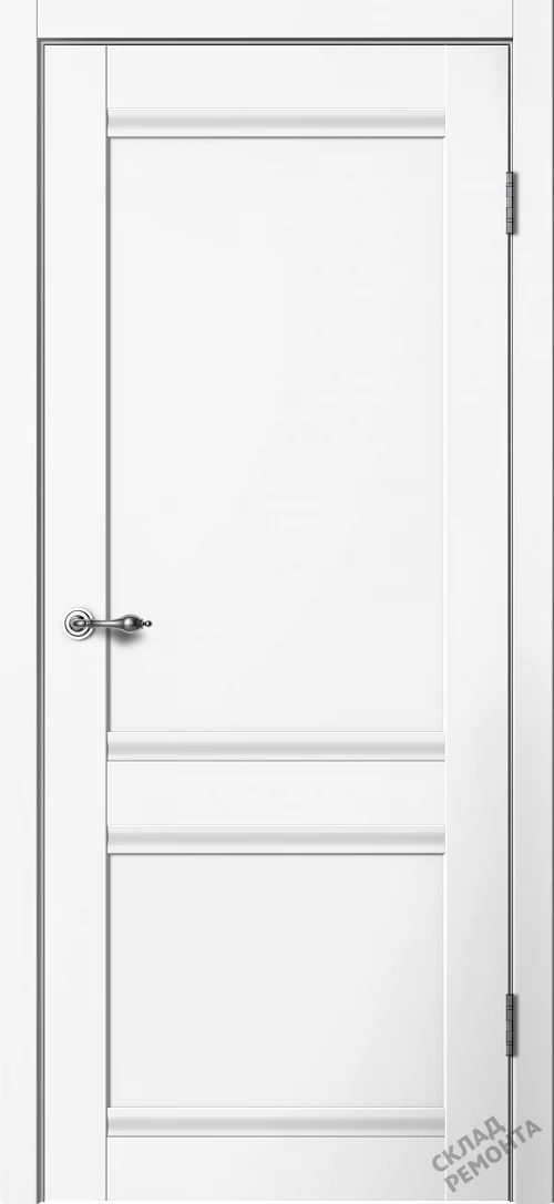 Фото Дверь FlyDoors Классик С01 белый, эмалит, без стекла – купить в Красноярске: цена, описание, фото. Интернет-магазин. 1