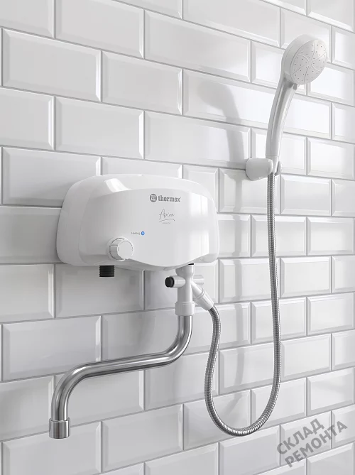Фото Водонагреватель проточный Thermex Arion 3500 combi – купить в Красноярске: цена, описание, фото. Интернет-магазин 1