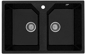 Мойка для кухни Практик PR-M 770-004 черный оникс 77*49