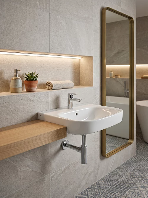 Фото Раковина универсальная Roca Debba 32799400Y, 60 см купить в Красноярске: цена, описание, фото. Интернет-магазин 1